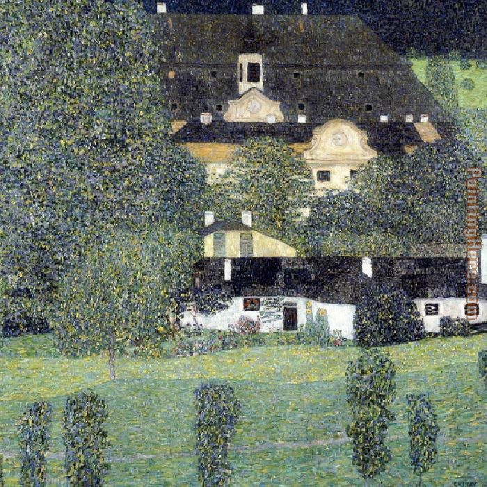 Schloss Kammer Am Attersee II painting - Gustav Klimt Schloss Kammer Am Attersee II art painting